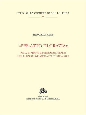 cover image of «Per atto di grazia»
